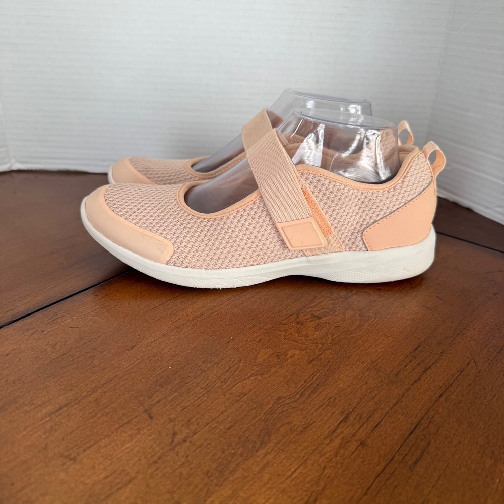 Vionic Jessica II Mary Jane Sneakers Peach Mesh Orthotic Walking Shoes Womens 8
